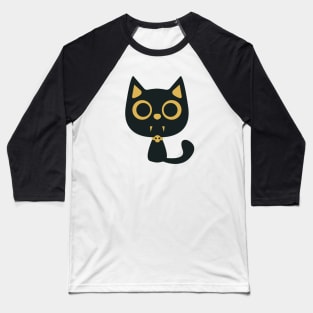 Evil cat Baseball T-Shirt